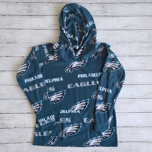 NFL Tops - NFL Team Apparel PHILADELPHIA EAGLES Cozy Hooded Fleece Hoodie Ladies MEDIUM